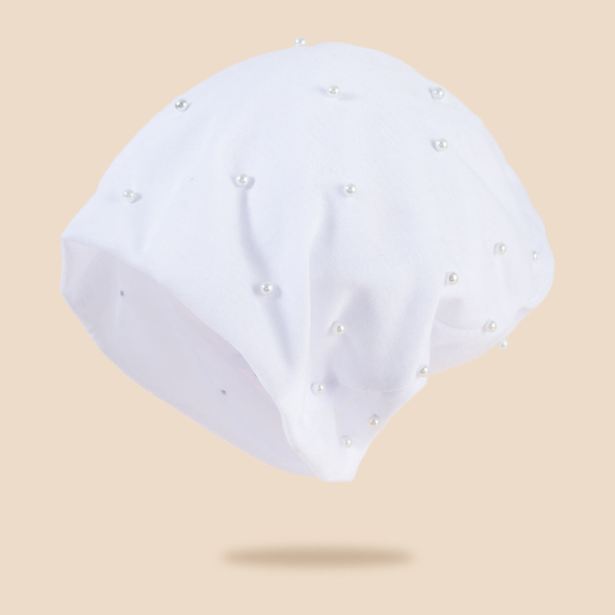 Wholesale Pearl Hot Diamond Polyester Pullover Hat